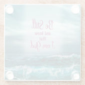 私が神であることを知っている ガラスコースター (裏面)