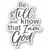 私が神であることを知っている シール (正面)