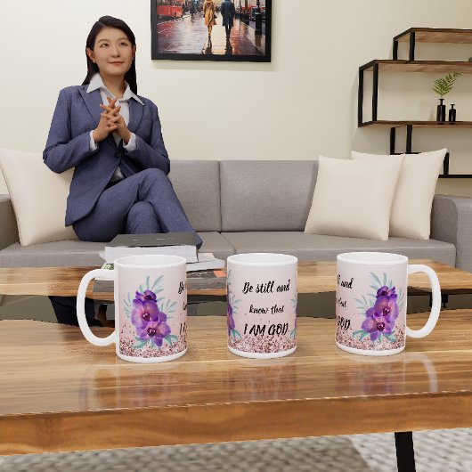 私が神であることを知っている – フローラマグ コーヒーマグカップ