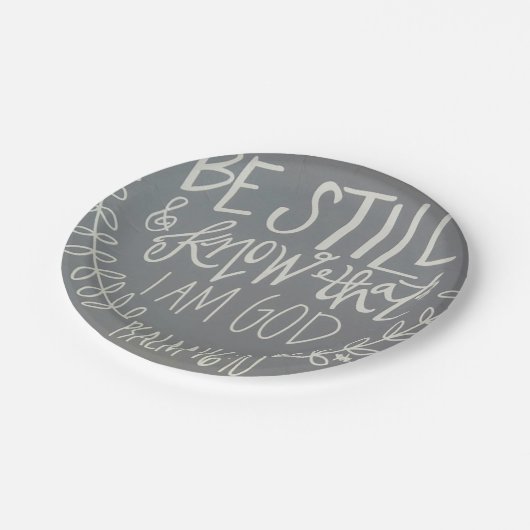 "私が神であることを知って、まだ"紙プレート7" ペーパープレート (アングル)