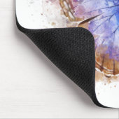 私が神であることを知りなさい:女の蝶 マウスパッド (コーナー)