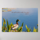 「私が神であることを知り続けなさい」というポスター ポスター (正面)