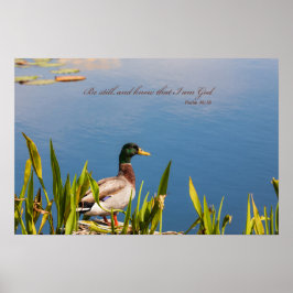 「私が神であることを知り続けなさい」というポスター ポスター