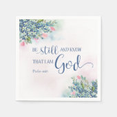 私が神であることを知り続けなさい。 スタンダードカクテルナプキン (正面)