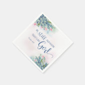 私が神であることを知り続けなさい。 スタンダードカクテルナプキン (角)