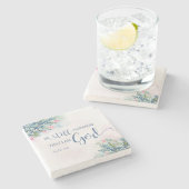 私が神であることを知り続けなさい。 ストーンコースター (横)