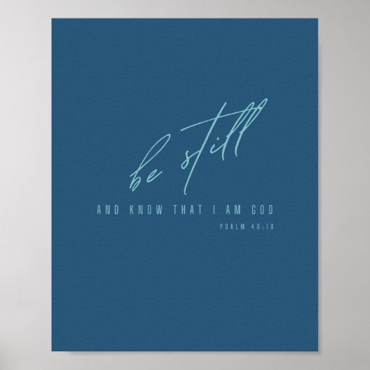 私が神であることを知り続けなさい。ポスターとプリント ポスター (正面)