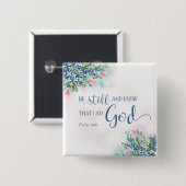 私が神であることを知り続けなさい。 缶バッジ (正面&裏面)