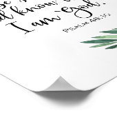 私が神であることを知り続けなさい – Psalm 46:10 ポスター (角)