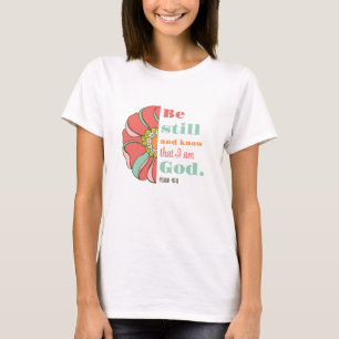 私が神であることを知り続けるフローラ Tシャツ
