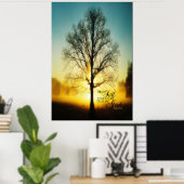 私が神であることを静かに知っている ポスター (ホームオフィス)