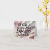 私が神であることを静かに知りなさい カード (黄色い花)