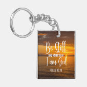 私が神であることを静かに知りなさい キーホルダー (正面左)