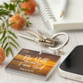 私が神であることを静かに知りなさい キーホルダー (正面右)