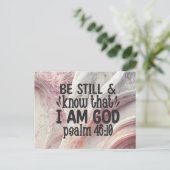 私が神であることを静かに知りなさい シーズンポストカード (スタンド正面)