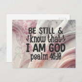 私が神であることを静かに知りなさい シーズンポストカード (正面/裏面)