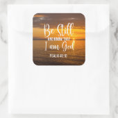 私が神であることを静かに知りなさい スクエアシール (バッグ)