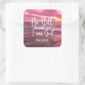 私が神であることを静かに知りなさい スクエアシール (バッグ)