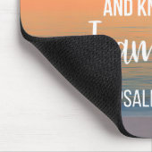 私が神であることを静かに知りなさい マウスパッド (コーナー)