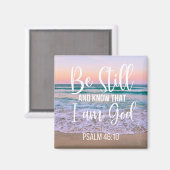 私が神であることを静かに知りなさい マグネット (正面/裏面)