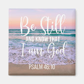 私が神であることを静かに知りなさい マグネット (正面)