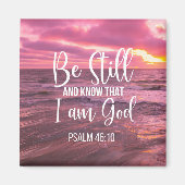 私が神であることを静かに知りなさい マグネット (正面)