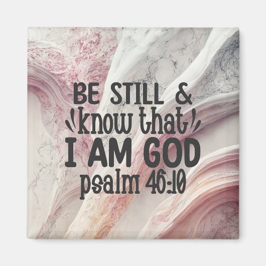 私が神であることを静かに知りなさい マグネット (正面)