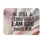 私が神であることを静かに知りなさい マグネット (横)