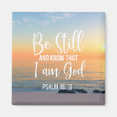 私が神であることを静かに知りなさい マグネット (正面)