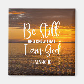 私が神であることを静かに知りなさい マグネット (正面)