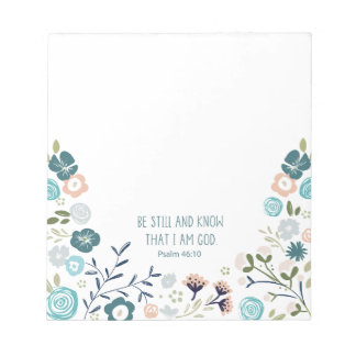 私が神であることを静かに知りなさい。聖なる書物、 経典メモ ノートパッド