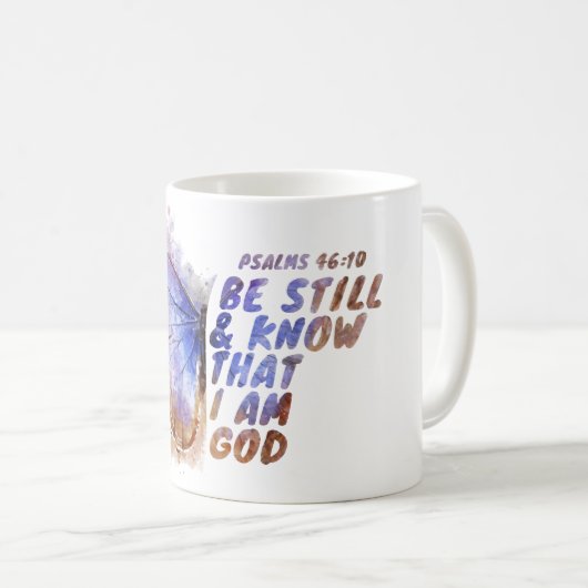 私が神であることを、今でも信じてください。女性の蝶 コーヒーマグカップ (正面右)