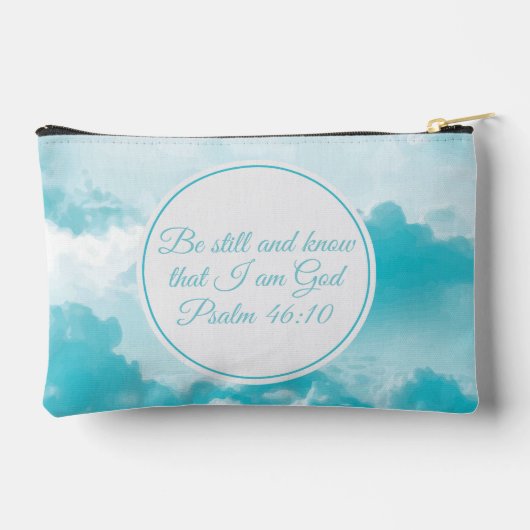 私が神のかわいいクリスチャンであることを今でも知っている アクセサリーポーチ (裏面)