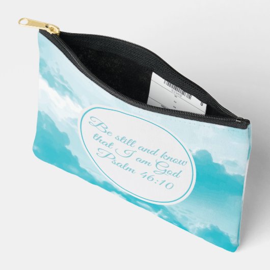私が神のかわいいクリスチャンであることを今でも知っている アクセサリーポーチ (見開き)