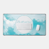 私が神のかわいいクリスチャンであることを今でも知っている デスクマット (キーボード&マウス)