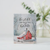 私が神のクリスマスの雪であることを今でも知っている ポストカード (スタンド正面)