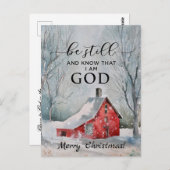 私が神のクリスマスの雪であることを今でも知っている ポストカード (正面/裏面)