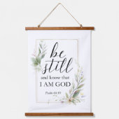 私が神のバイブル・クリスチャンであることを知っている 吊り下げ型タペストリー (正面)