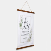 私が神のバイブル・クリスチャンであることを知っている 吊り下げ型タペストリー (傾斜あり)