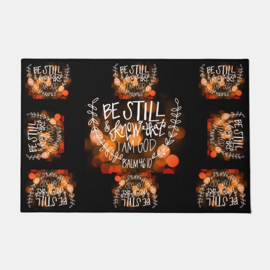 私が神の姿であることを今でも知っている ドアマット (正面)