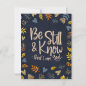 私が神の宗教のはがき書であることを今でも知っている シーズンカード (正面)