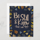 私が神の宗教のはがき書であることを今でも知っている シーズンカード (正面/裏面)