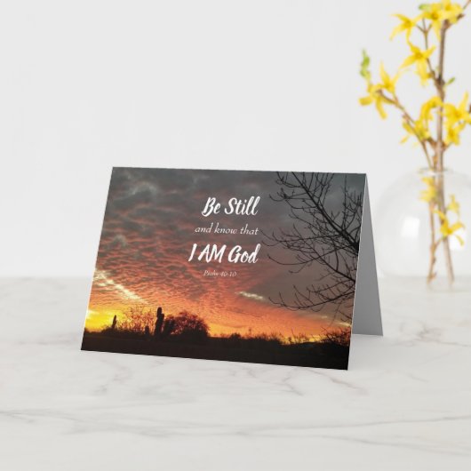 私が神の挨拶状だということを今でも知っている カード (黄色い花)