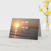 私が神の挨拶状だということを今でも知っている カード (黄色い花)