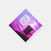 私が神の聖書であることを今でも知っている スタンダードカクテルナプキン (角)