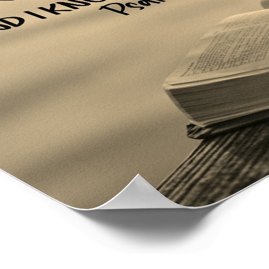 私が神の聖書であることを今でも知っている ポスター (角)