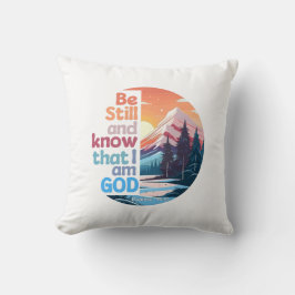 私が神の聖書の聖句であることを今でも知っている クッション