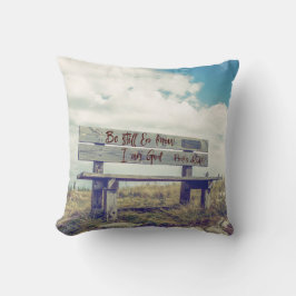 私が神の聖書の聖句であることを今でも知っている クッション