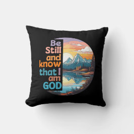 私が神の聖書の聖句であることを今でも知っている クッション