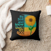 私が神の聖書の聖句であることを今でも知っている クッション (ブランケット)